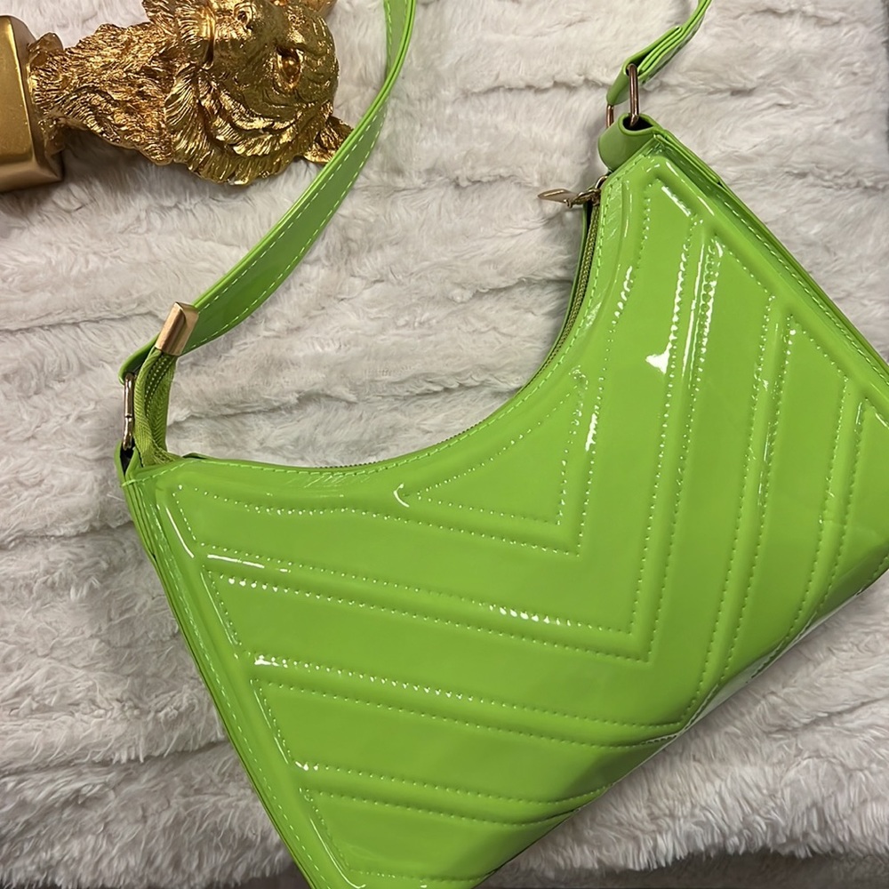 Green SHEIN purse vinyl